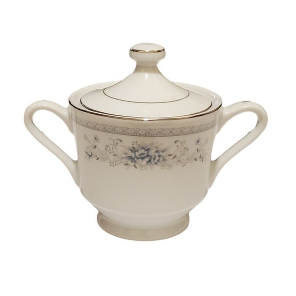 American Limoges Salem Heritage Bridal Bouquet Sugar Creamer Fine Porcelain READ - Picture 2 of 10